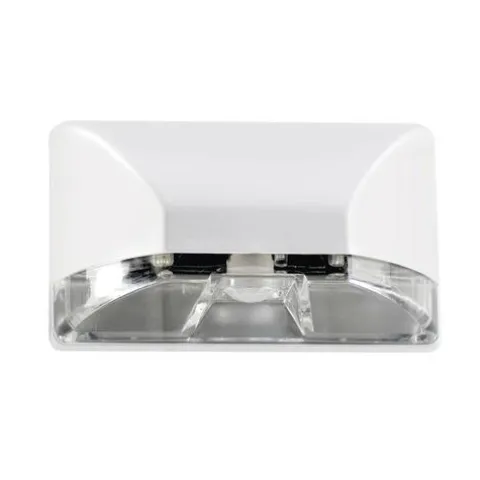 New Patriot Lighting® White Keyhole Motion Sensor Outdoor Wall Light