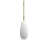 New Patriot Lighting® White Teardrop Pull Chain