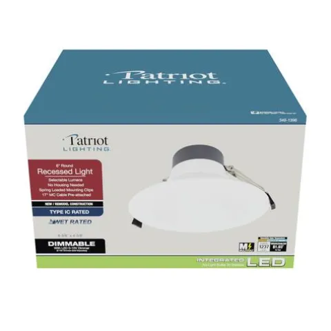 Outlet Patriot Lighting® 6″ Led Ultra-Thin Downlight