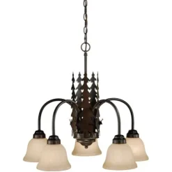 Outlet Patriot Lighting® Bryce 5-Light Burnished Bronze Chandelier