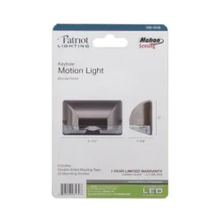 Outlet Patriot Lighting® Bronze Keyhole Motion Sensor Outdoor Wall Light