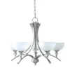 Outlet Patriot Lighting® Chantelle 5-Light Satin Nickel Chandelier