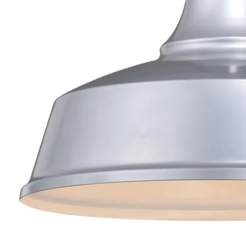 Outlet Patriot Lighting® Dualux® Dorado Satin Silver Outdoor Wall Light