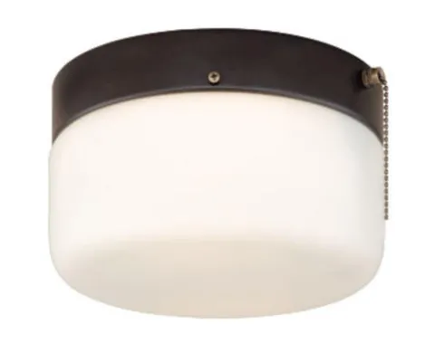 Outlet Patriot Lighting® Drum Bronze 2-Light Flush Mount Ceiling Light