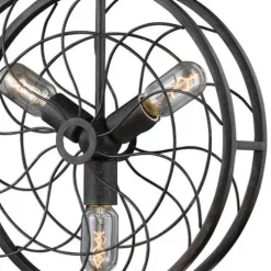 Outlet Patriot Lighting Elegant Home Patriot Lighting® Elegant Home Gwen Silver Patina 3-Light Pendant