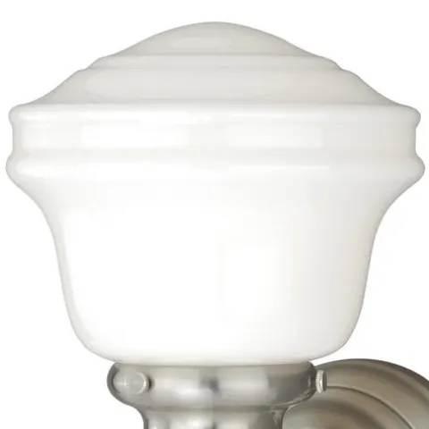 Outlet Patriot Lighting® Huntley Satub Nickel 1 Light Vanity Light