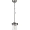 Outlet Patriot Lighting® Joska Brushed Nickel 1-Light Mini Pendant