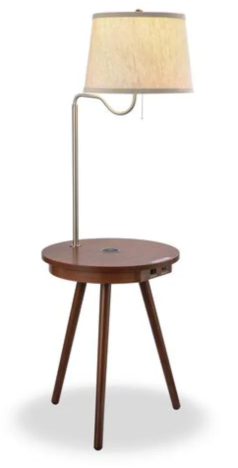Outlet Patriot Lighting® Marcie End Table Floor Lamp
