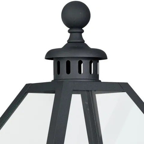 Outlet Patriot Lighting® Nottingham Textured Black 3-Light Outdoor Wall Light