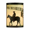 Outlet Patriot Lighting® Ranch Burnished Bronze Outdoor Wall Light