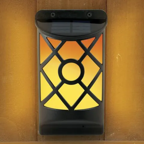 Outlet Patriot Lighting® Solar Led Flicker Flame Deck Light – 2 Pack