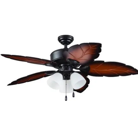 Outlet Patriot Lighting™ Sonesta Iv 52″ Iron Indoor/Outdoor Led Ceiling Fan