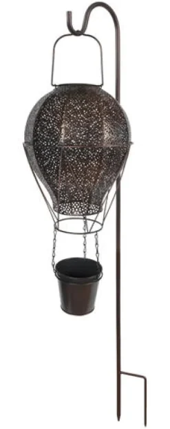 Outlet Patriot Lighting® Solar Integrated Led Antique Bronze Hot Air Balloon Landscape Light