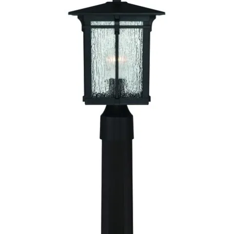 Outlet Patriot Lighting® Wren Matte Black Post Light