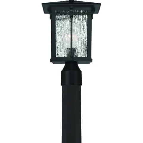 Outlet Patriot Lighting® Wren Matte Black Post Light