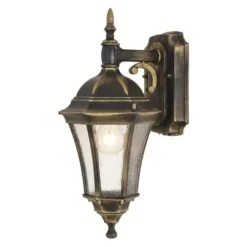 Outlet Patriot Lighting® Weathered Bronze Motion Sensor Outdoor Security Wall Light