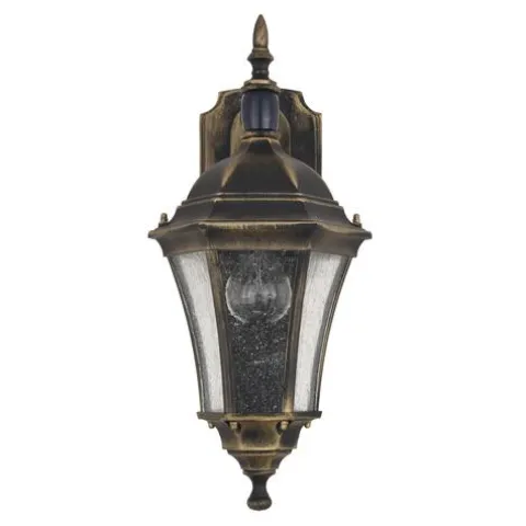 Outlet Patriot Lighting® Weathered Bronze Motion Sensor Outdoor Security Wall Light