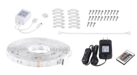 Promo Patriot Lighting® 9.8′ Color-Changing Flexible Plug-In Led Tape Light