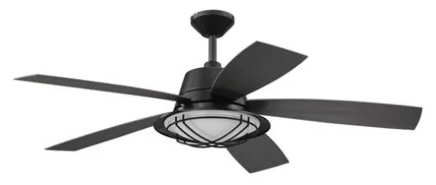 Promo Patriot Lighting™ 54″ Tess Matte Black Indoor/Outdoor Integrated Led Ceiling Fan