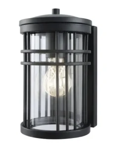 Promo Patriot Lighting® Abrham Black Led Outdoor Wall Light