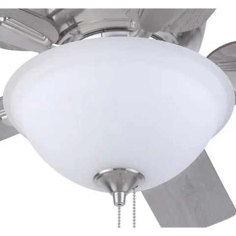 Promo Patriot Lighting™ Austin 42″ Brushed Nickel Indoor Led Ceiling Fan