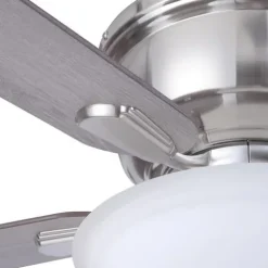 Promo Patriot Lighting™ Austin 42″ Brushed Nickel Indoor Led Ceiling Fan