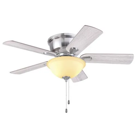 Promo Patriot Lighting™ Austin 42″ Brushed Nickel Indoor Led Ceiling Fan