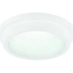 Promo Patriot Lighting® Devin Matte White Integrated Led Flush Mount Ceiling Light