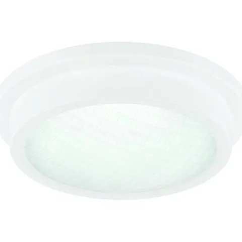 Promo Patriot Lighting® Devin Matte White Integrated Led Flush Mount Ceiling Light