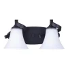 Promo Patriot Lighting® Dee Rubbed Antique Bronze 2-Light Vanity Light