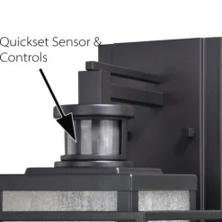 Promo Patriot Lighting® Dualux® Hyde Park Espresso Bronze Outdoor Wall Light
