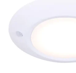 Promo Patriot Lighting® Evi 6″ White Led Motion Sensor Disk Light