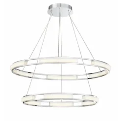 Promo Patriot Lighting® Fanton Chrome Integrated Led Pendant