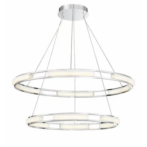Promo Patriot Lighting® Fanton Chrome Integrated Led Pendant