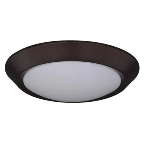 Promo Patriot Lighting® Fulton Bronze Integrated Led Flush Mount Ceiling Light 2-Pack
