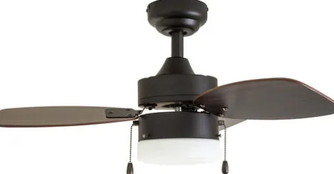 Promo Patriot Lighting™ Gibson Street 30″ Bronze Indoor Led Ceiling Fan