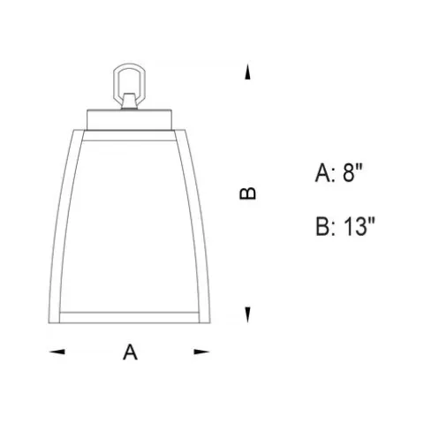 Promo Patriot Lighting® Granville Oil-Burnished Bronze Outdoor Pendant Light