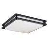 Promo Patriot Lighting® Horizon Oil Burnished Bronze Flush Mount Ceiling Light