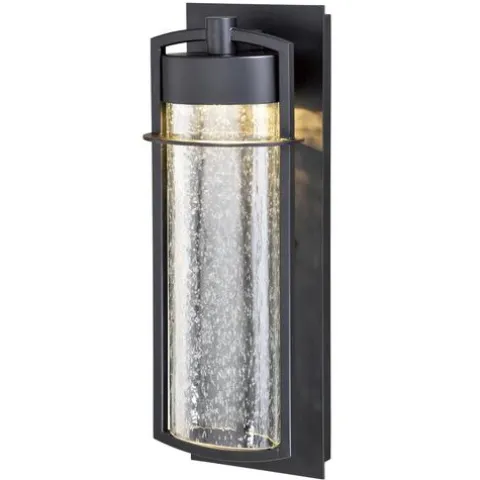 Promo Patriot Lighting® Logan Carbon Bronze Led Outdoor Wall Light
