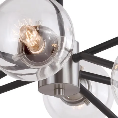 Promo Patriot Lighting® Orbit Oil Rubbed Bronze 9 Light Semi-Flush Mount Ceiling Light