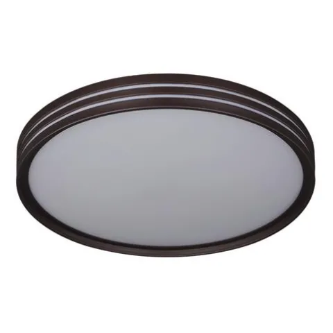 Promo Patriot Lighting® Ronald Bronze Integrated Led Flush Mount Ceiling Light