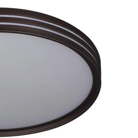 Promo Patriot Lighting® Ronald Bronze Integrated Led Flush Mount Ceiling Light