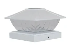 Promo Patriot Lighting® Solar Integrated Led Lakota White Post Cap Landscape Light – 2-Pack
