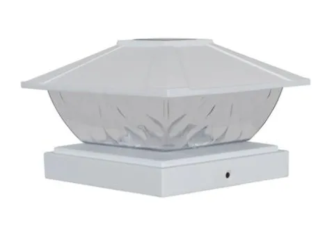 Promo Patriot Lighting® Solar Integrated Led Lakota White Post Cap Landscape Light – 2-Pack