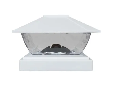 Promo Patriot Lighting® Solar Integrated Led Lakota White Post Cap Landscape Light – 2-Pack