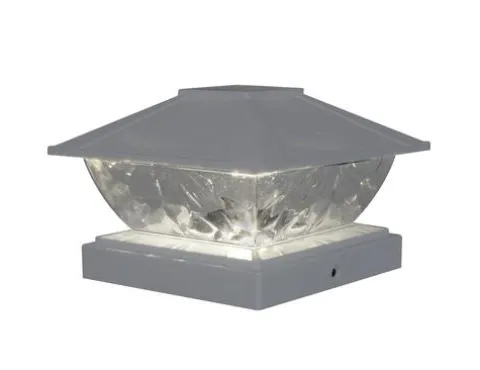Promo Patriot Lighting® Solar Integrated Led Lakota White Post Cap Landscape Light – 2-Pack