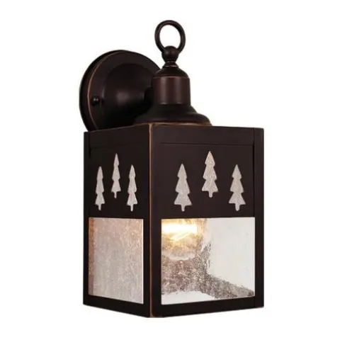 Promo Patriot Lighting® Trees Burnished Bronze Outdoor Wall Light