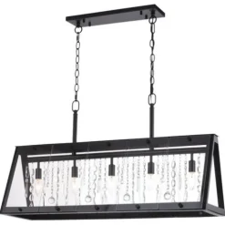 Promo Patriot Lighting® Tremont Matte Black 5 Light Chandelier