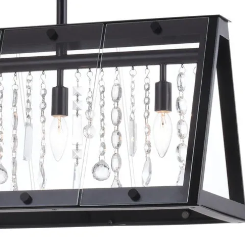 Promo Patriot Lighting® Tremont Matte Black 5 Light Chandelier