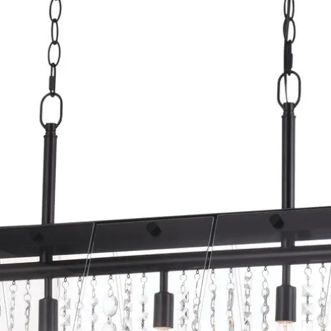 Promo Patriot Lighting® Tremont Matte Black 5 Light Chandelier